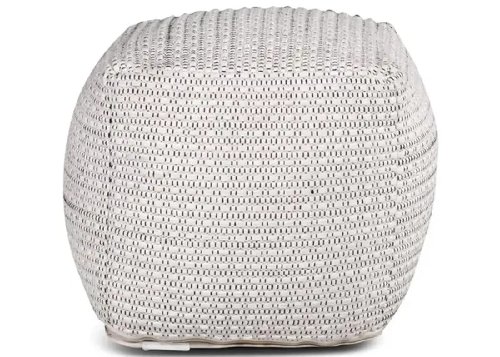 Hakim Square Handwoven  Pouf