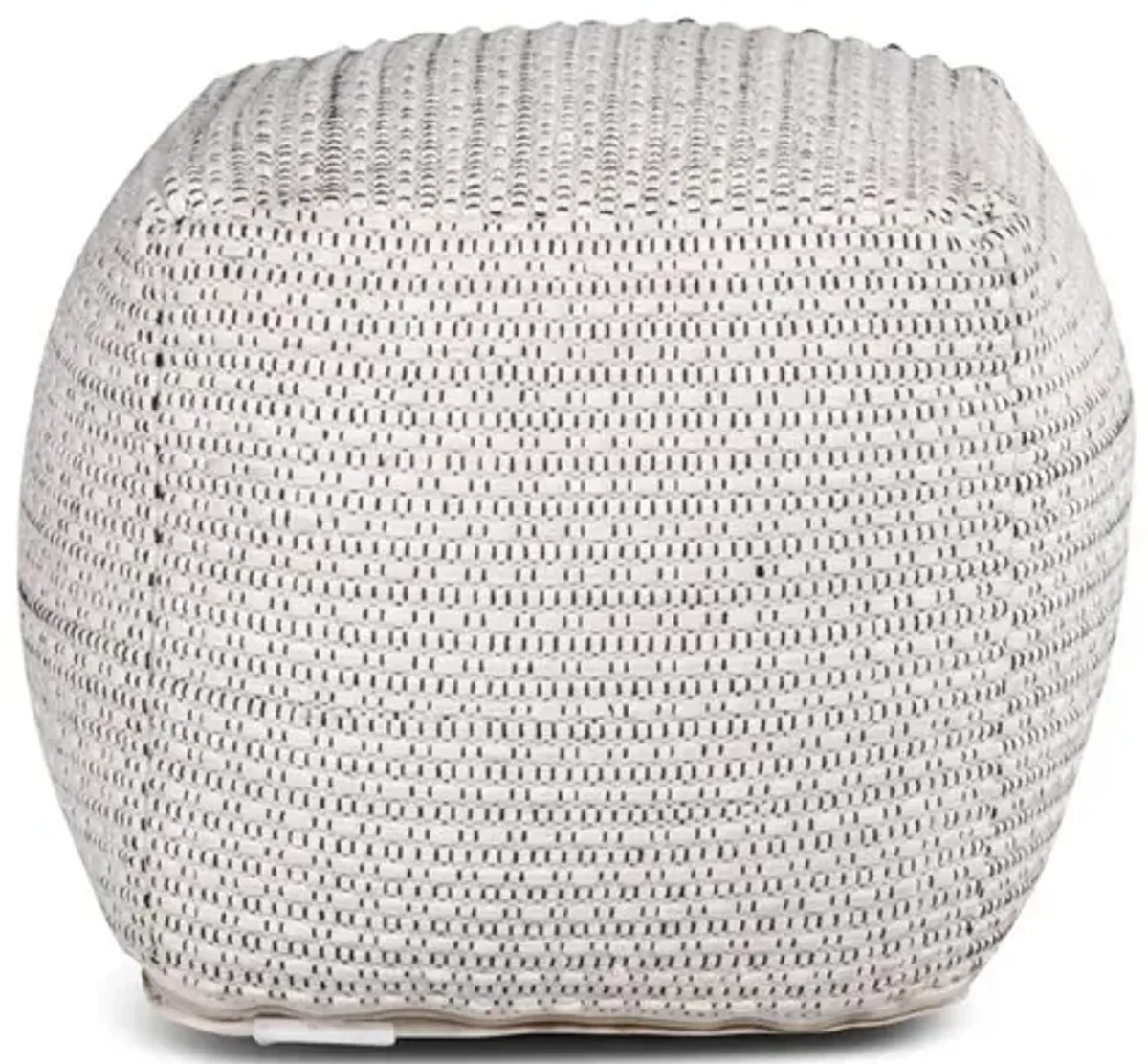 Hakim Square Handwoven  Pouf