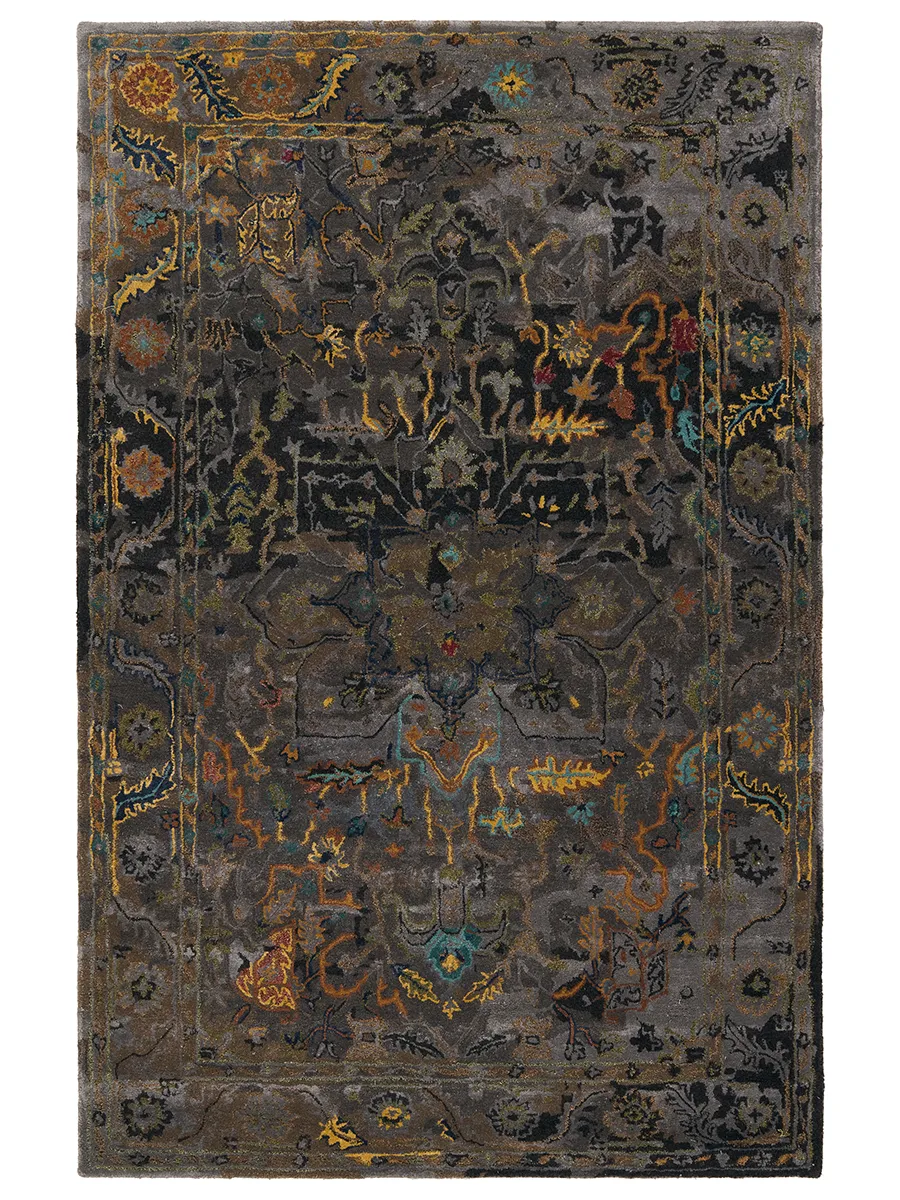 Citrine Cristobol Green 5' x 8' Rug