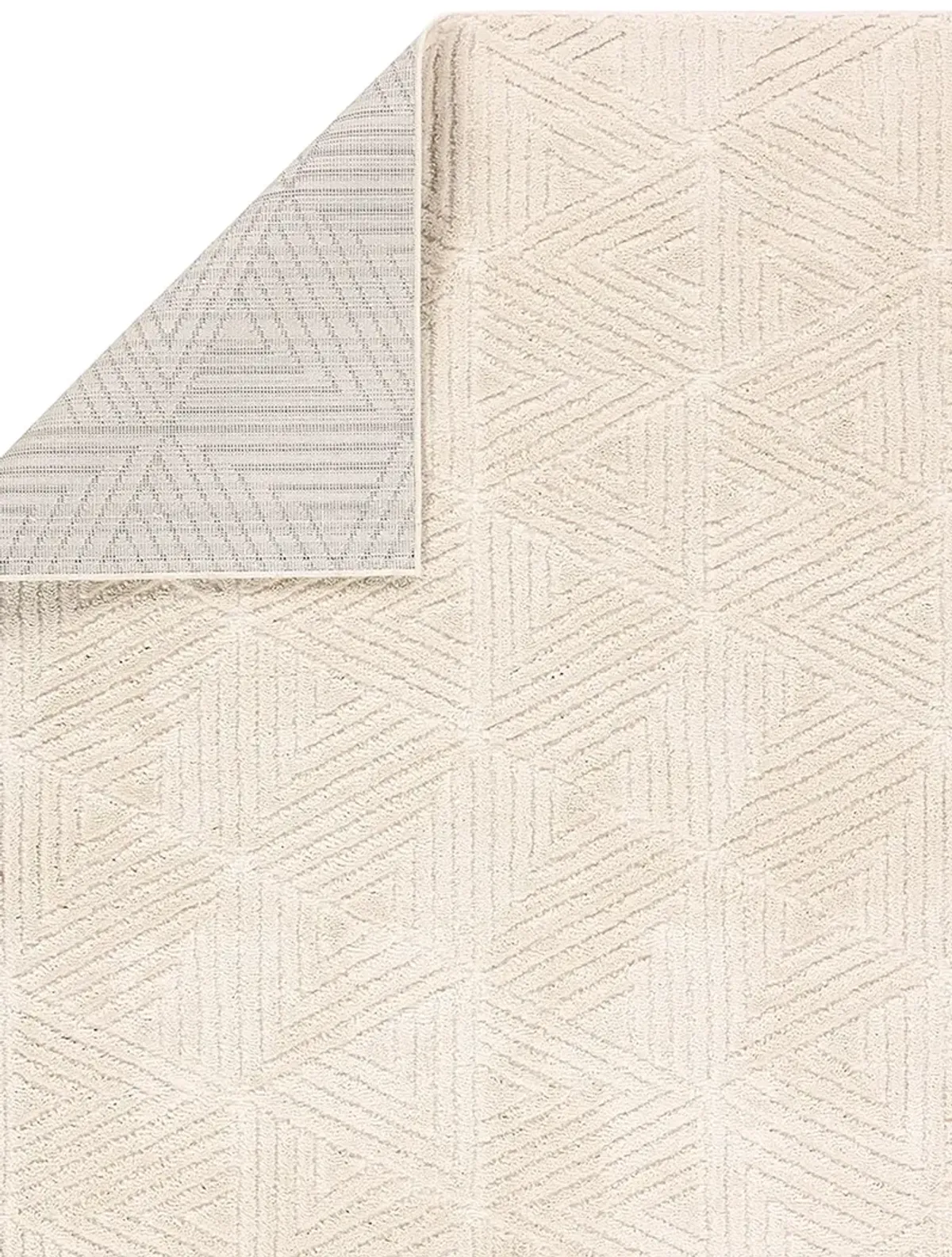 Calix By Nikki Chu Ziazan White 5' x 7' Rug