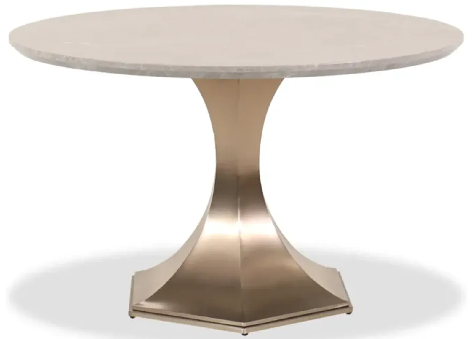 Top Brass Round Dining Table