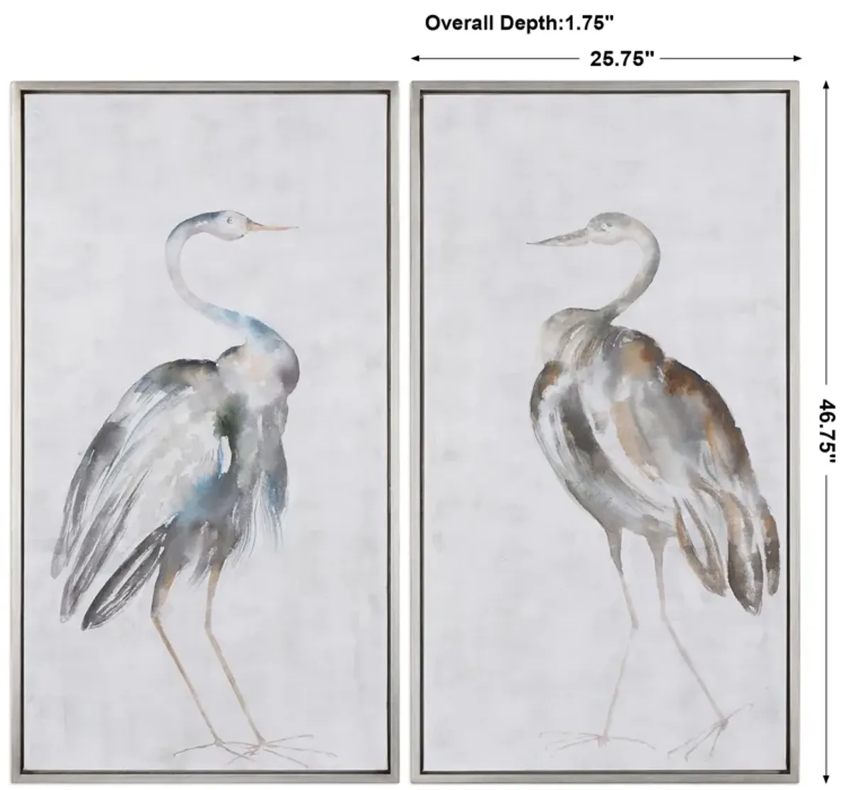 Summer Birds Framed Art (Set of 2)