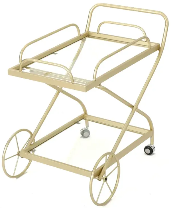 Turn-of-the-Century Bar Cart Elegance Meets Functionality