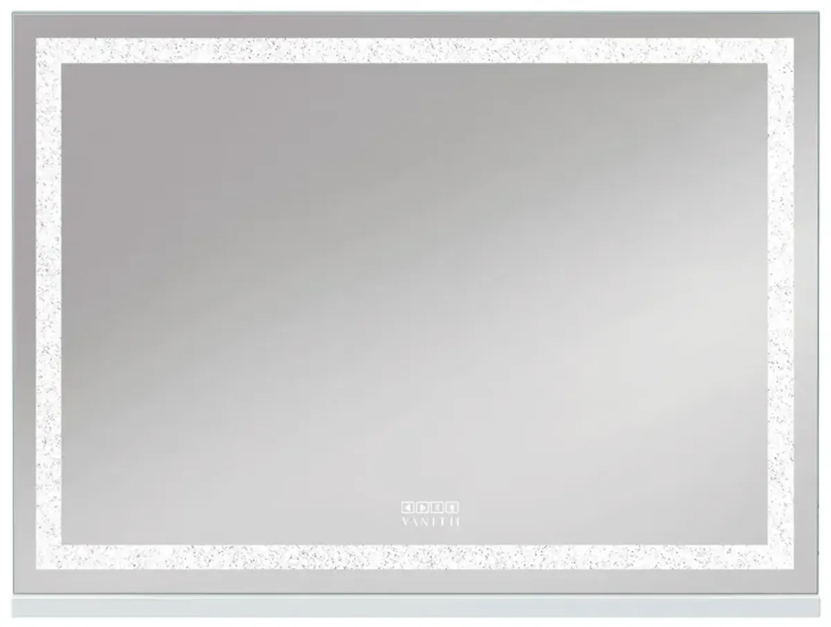 31.5'' x 23''Vanity Mirror For Makeup Lightstrip With Diamonds   Clearance Sale !!!