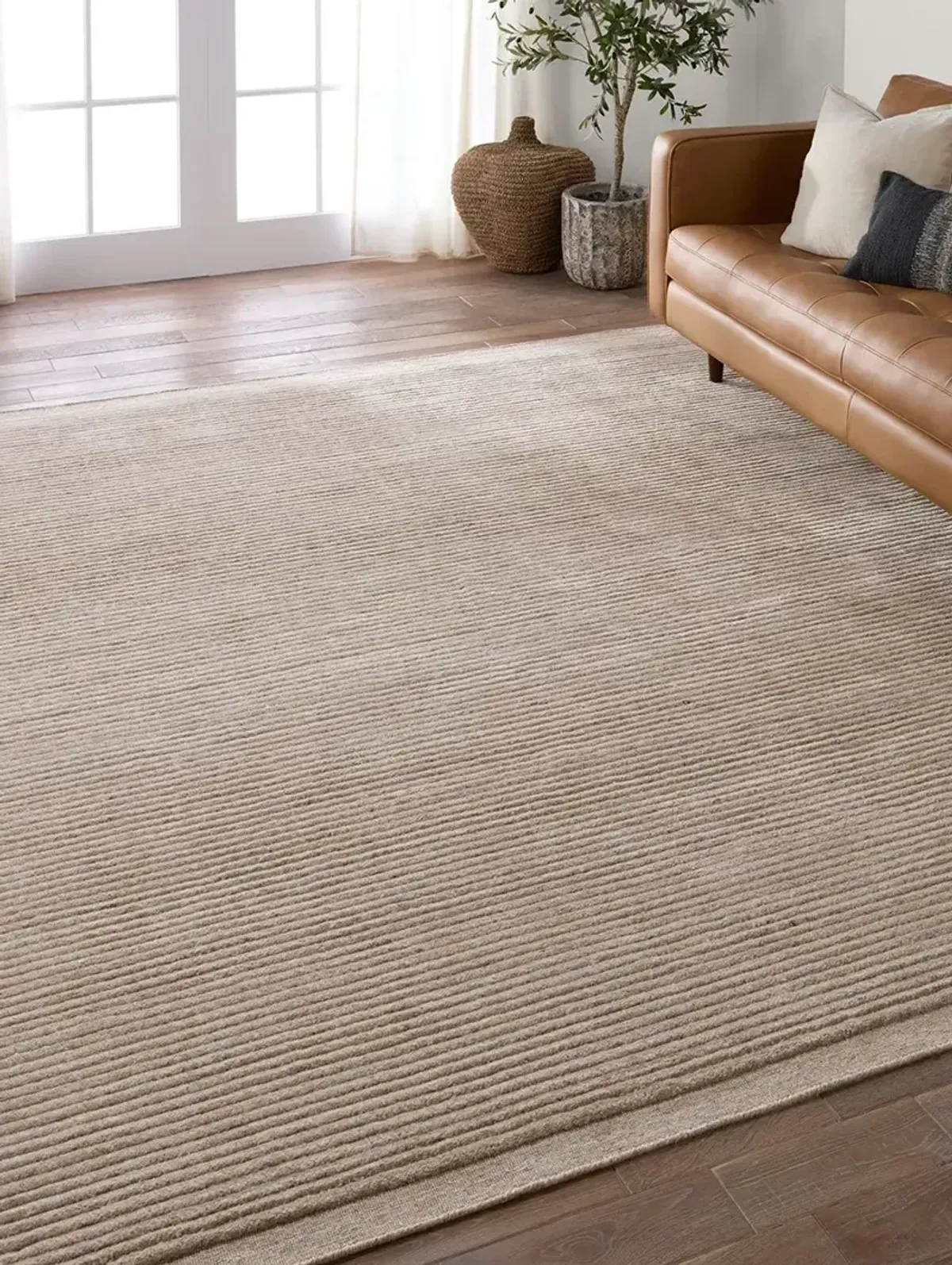 Racka Vayda Brown 6' x 9' Rug