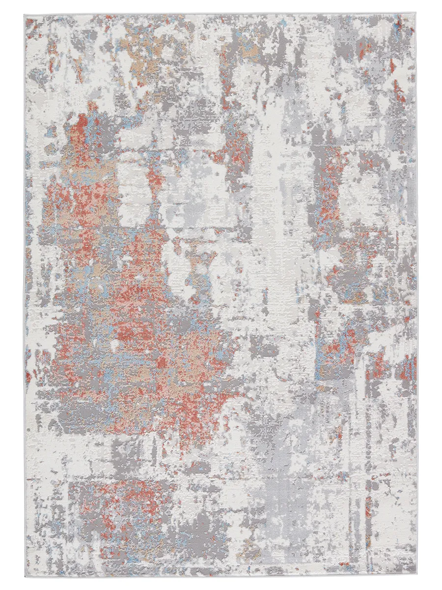 Grotto Tocarra Gray 3' x 12' Runner Rug