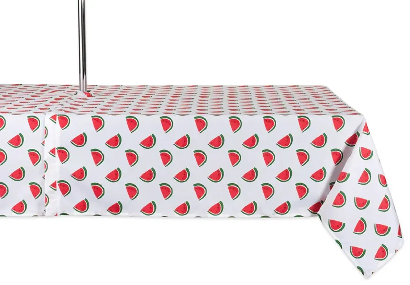 120" Zippered Outdoor Tablecloth with Watermelon Print Design