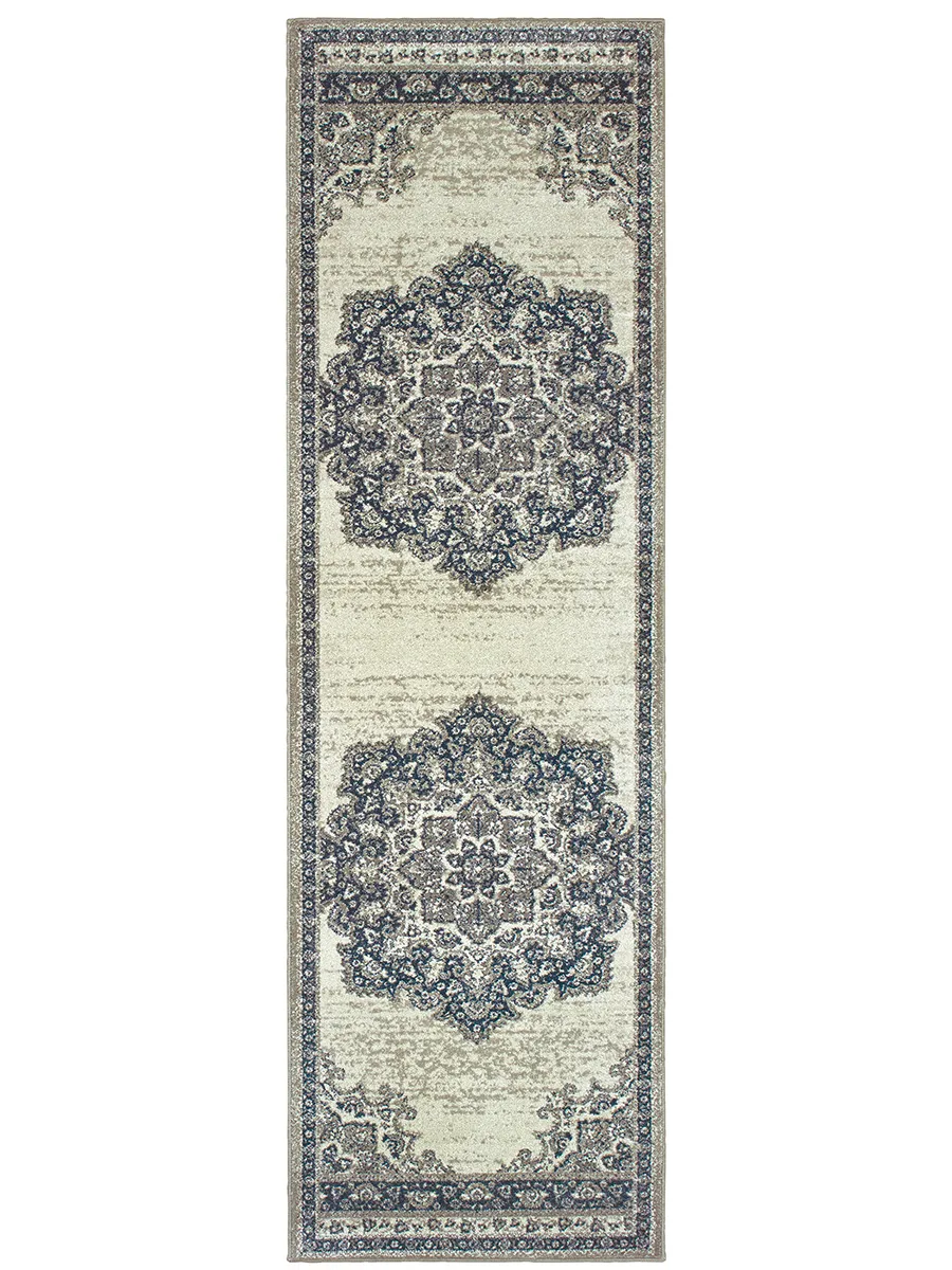 Richmond 2'3" x 7'6" Ivory Rug