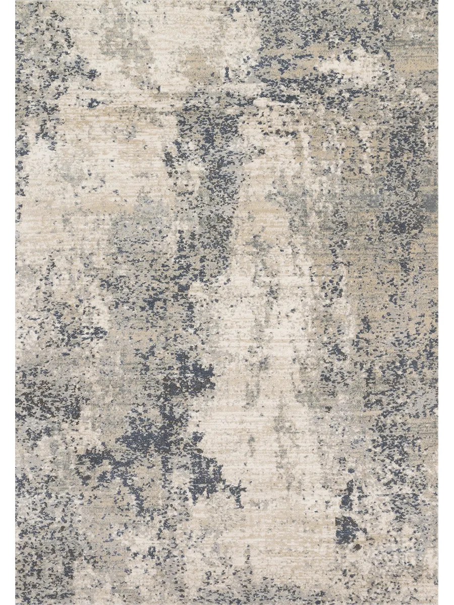 Teagan TEA07 Natural/Denim 3'4" x 5'7" Rug