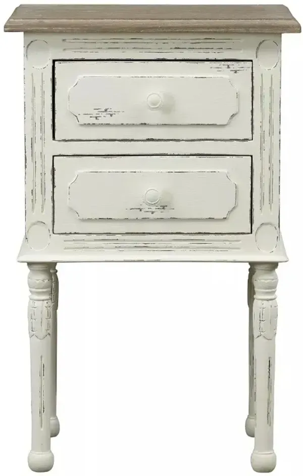 Baxton Studio Anjou Traditional French Accent Nightstand