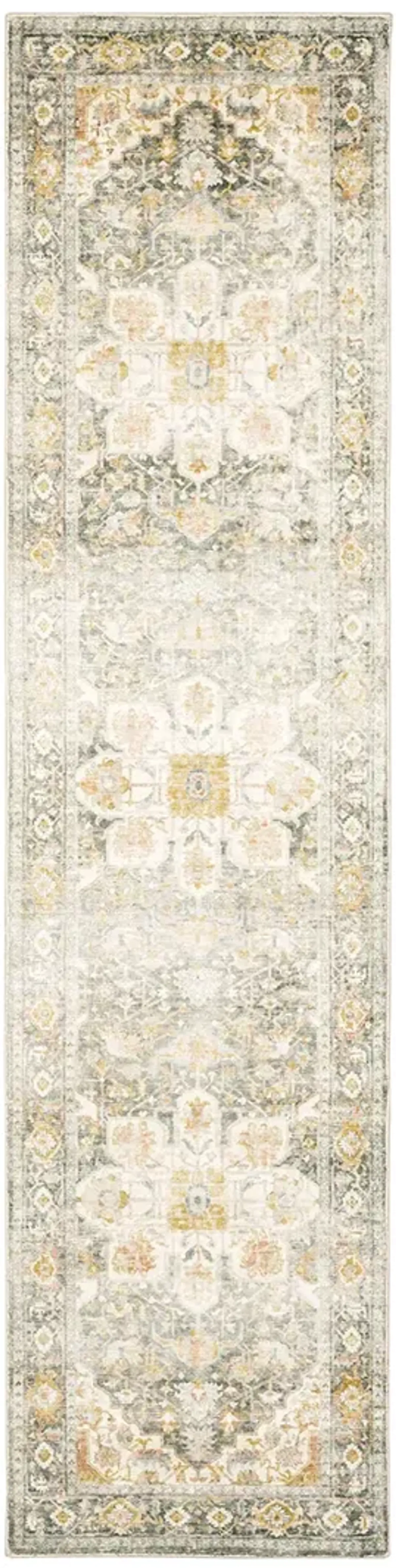 Savoy 2' x 8' Grey Rug