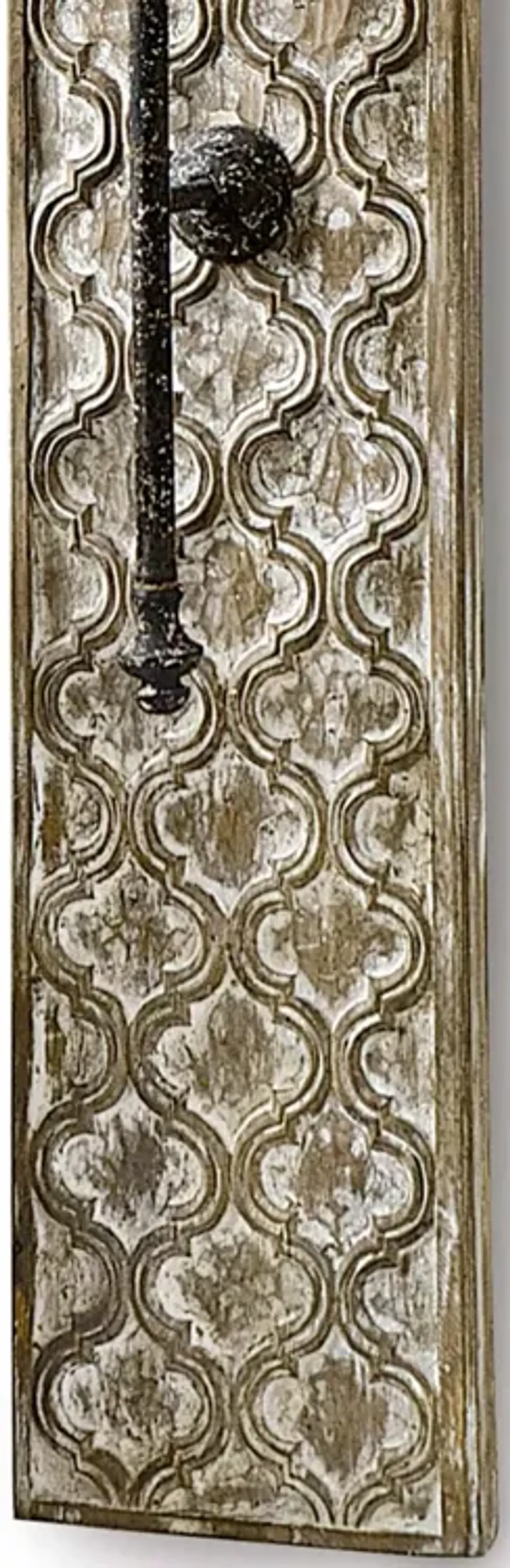 Carved Panel Sconce