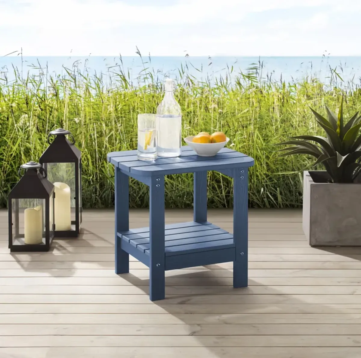 Inspired Home Kaydance Outdoor Side Table