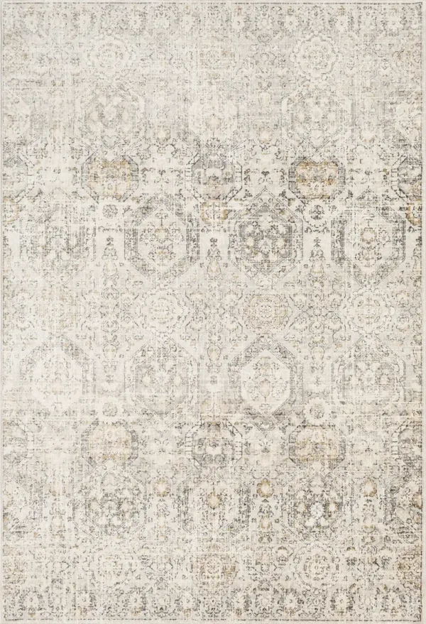 Indigo IGO-2306 5' Round Gray Rug