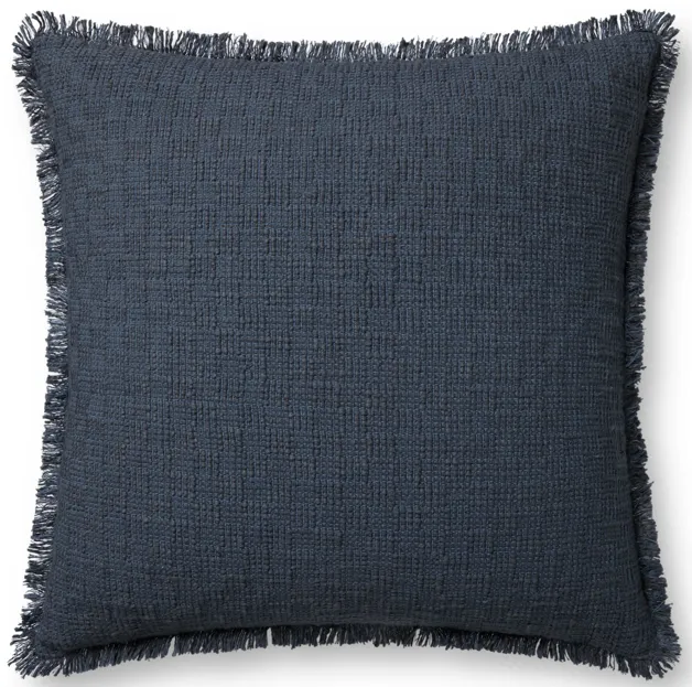 Meadowlark PAL0036 Midnight 22''x22'' Down Pillow by Amber Lewis x Loloi