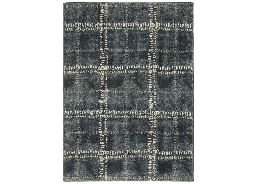 Carson 5'3" x 7'3" Blue Rug