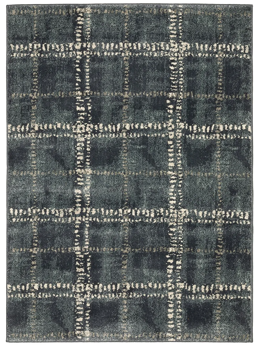 Carson 5'3" x 7'3" Blue Rug