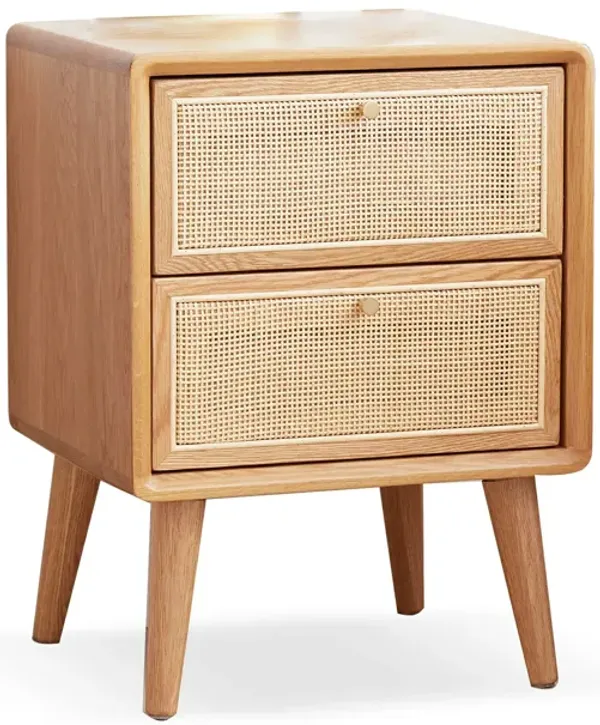 Streamdale Simple North American Oak Bedside Cabinet