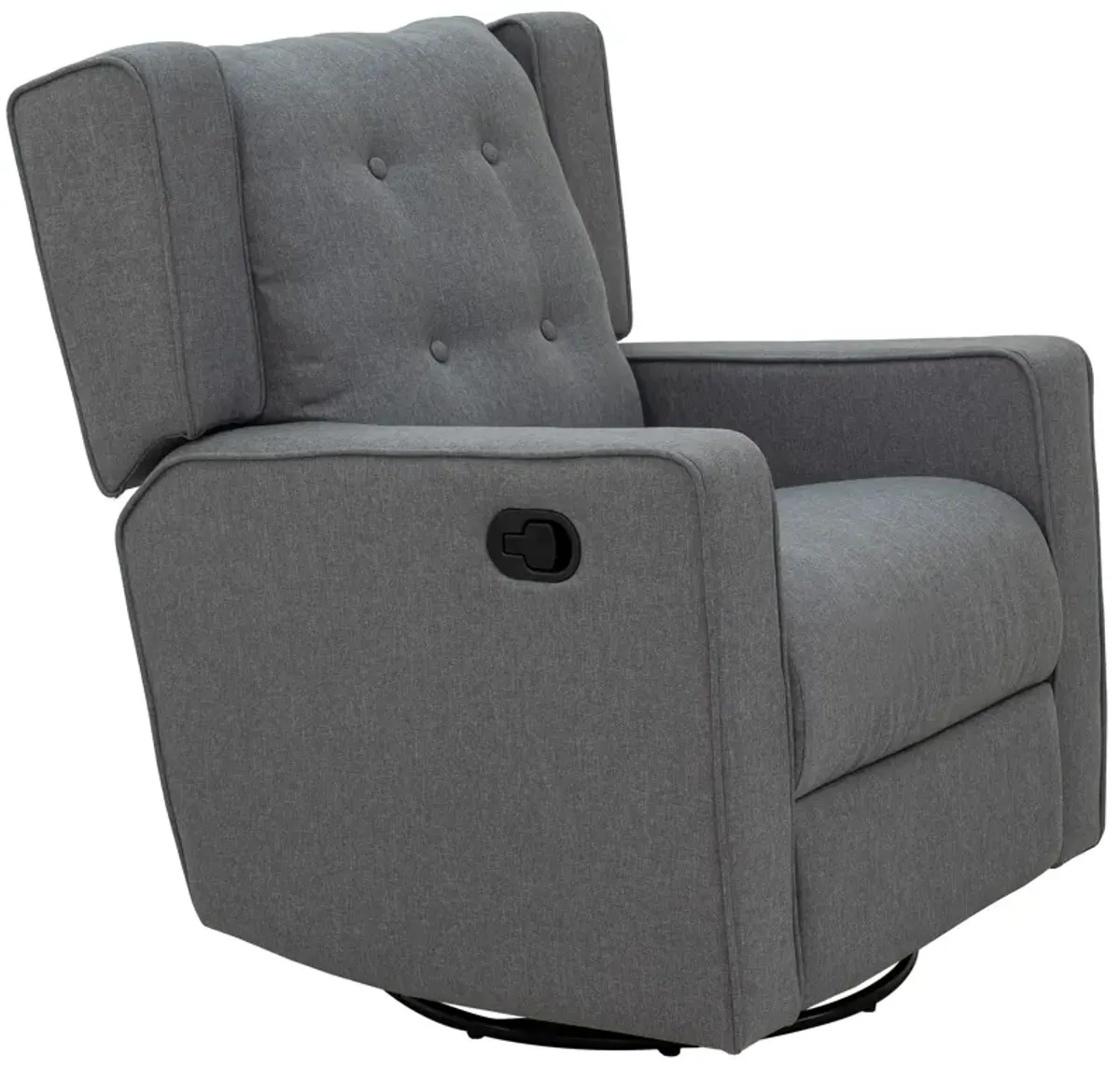 Manual Sofa Recliner Padded Seat Rocking Chair Lounger 360� Swivel w/Footrest