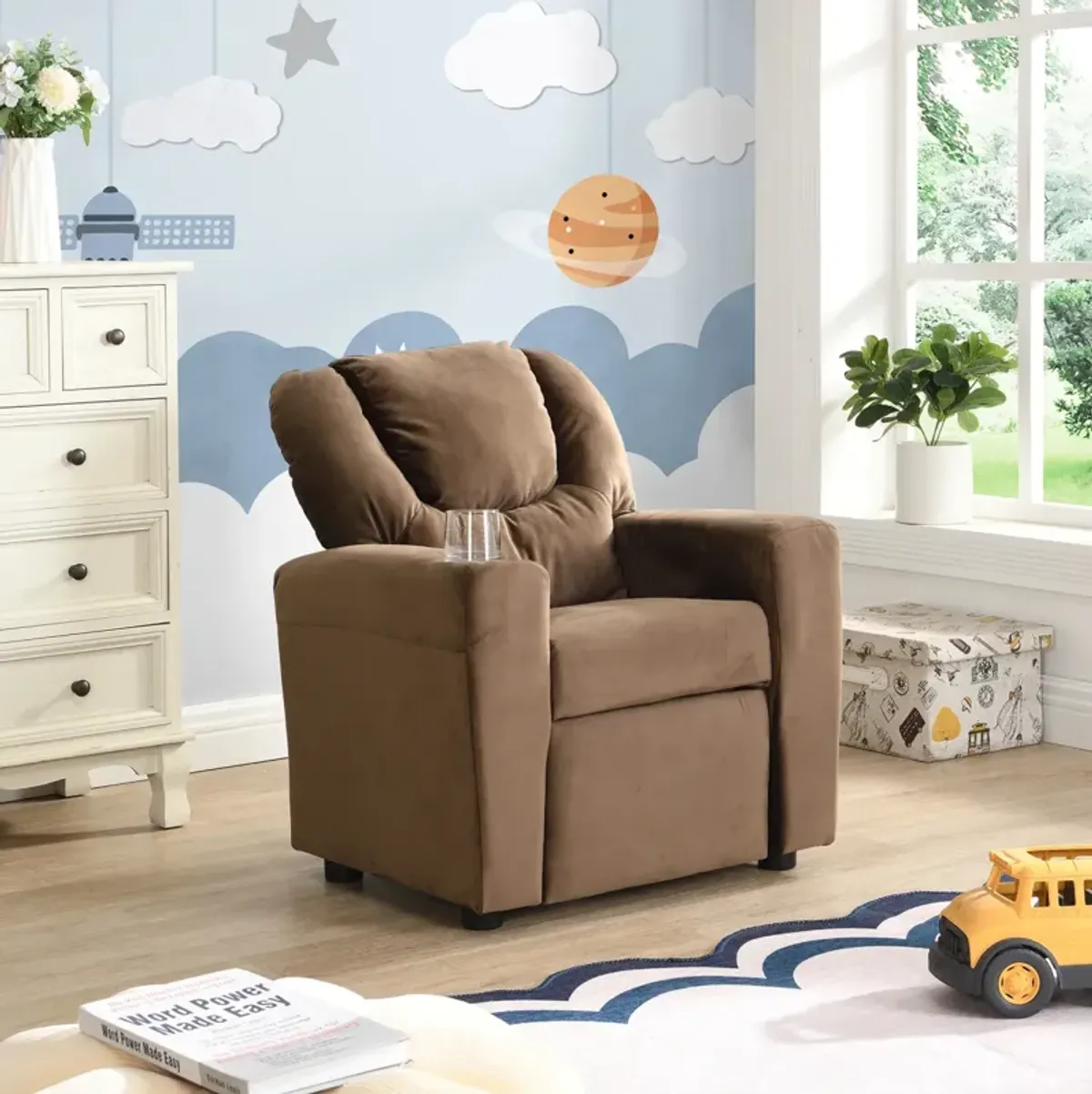 Children's Furniture Set with Chair, Couch, and Recliner