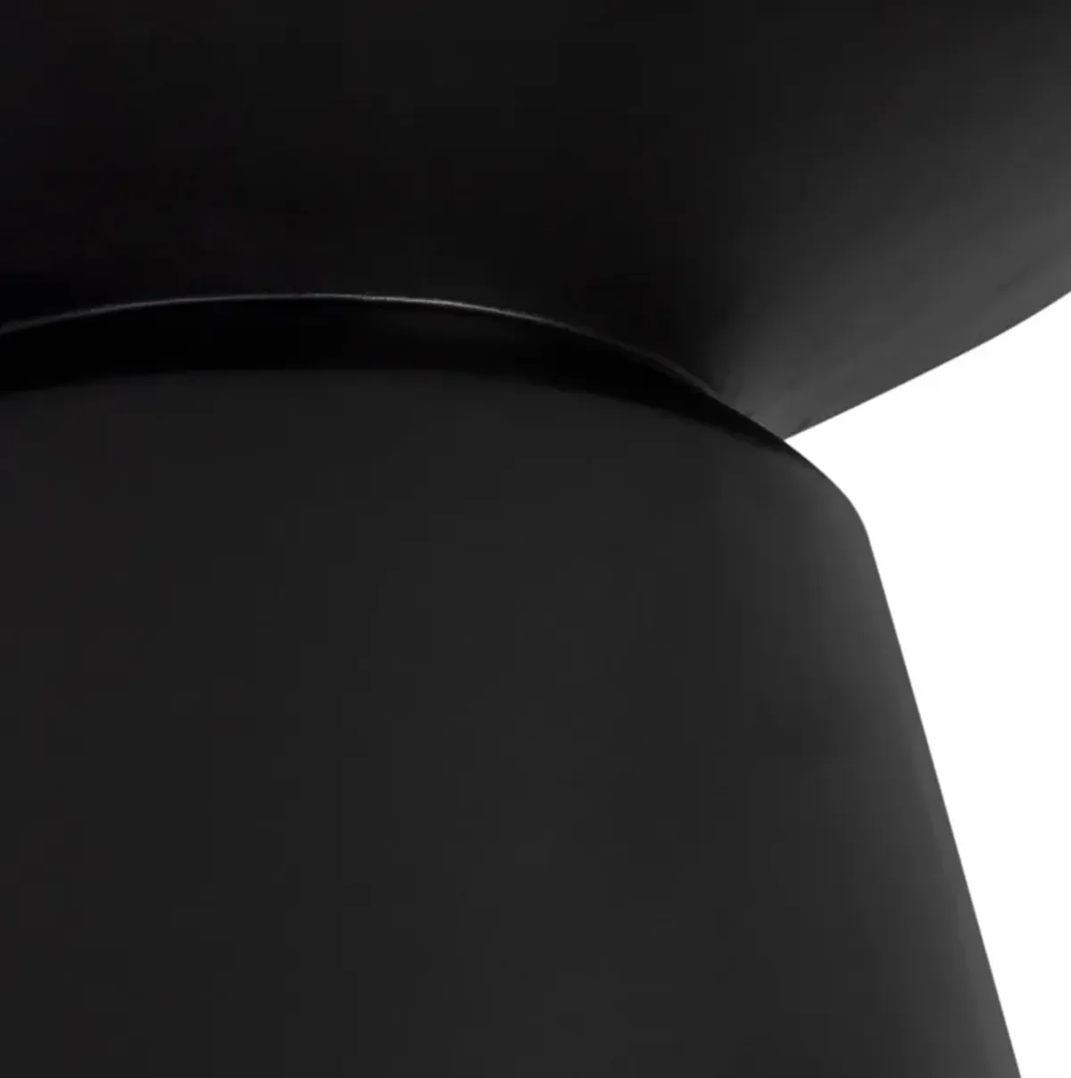 Concrete Mineral Side Table in Black