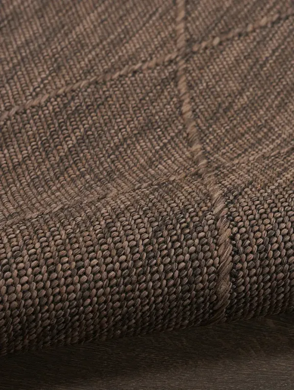 Washable Solutions WSL01 Mocha 9' x 12' Rug