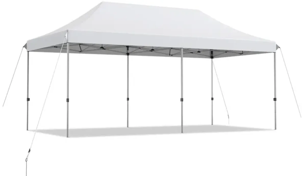 Adjustable Folding Heavy-Duty Sun Shelter with Carrying Bag for Outdoor Events and Beach Days