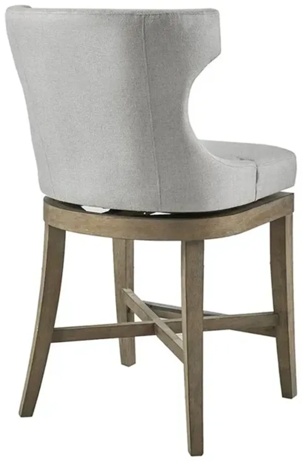 Belen Kox Rustic Elegance Wingback Swivel Stool, Belen Kox