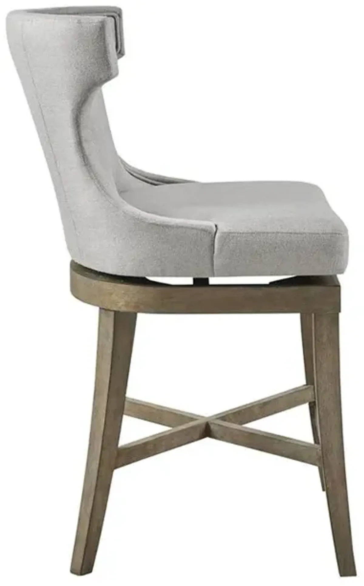 Belen Kox Rustic Elegance Wingback Swivel Stool, Belen Kox