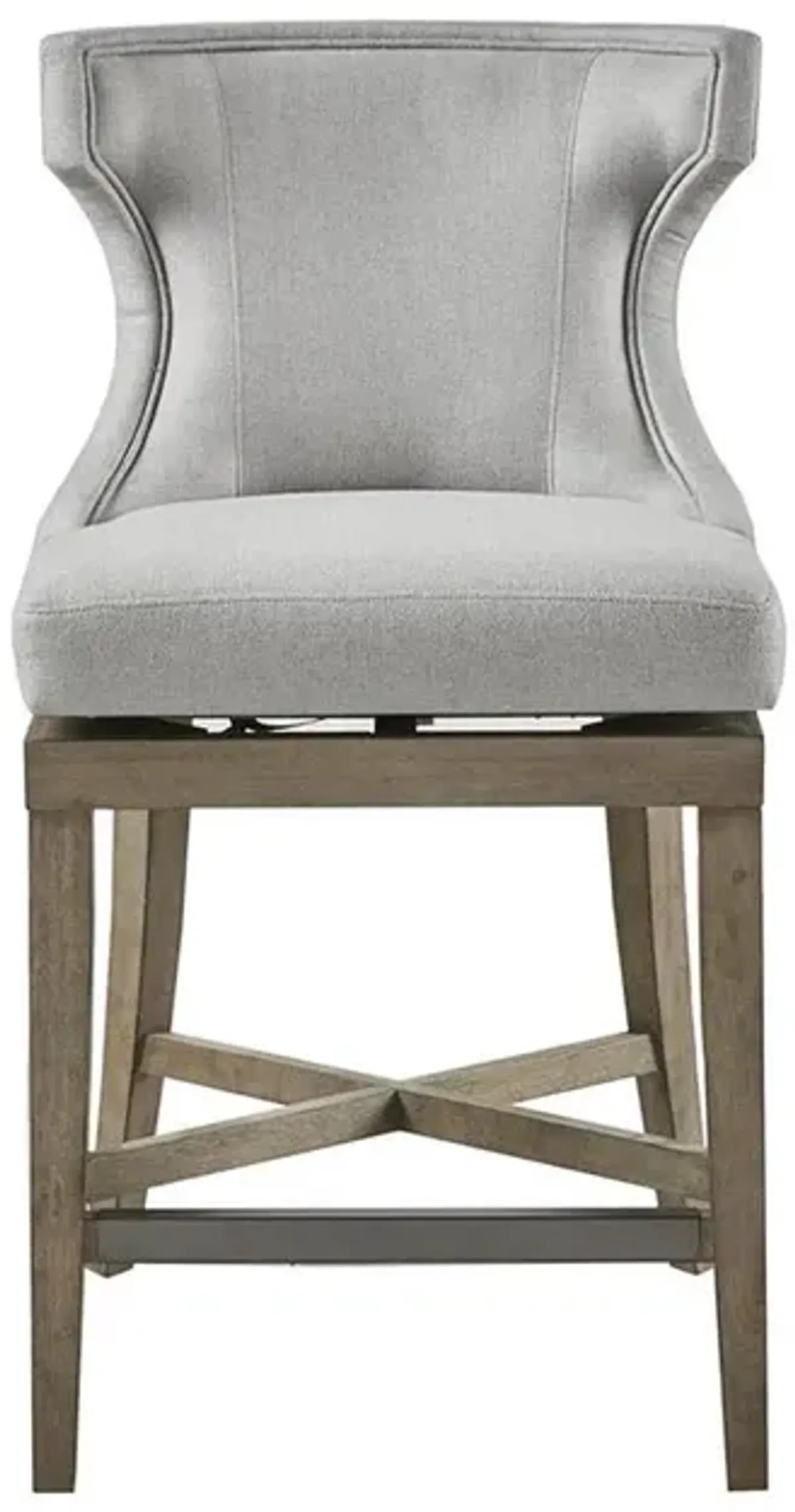 Belen Kox Rustic Elegance Wingback Swivel Stool, Belen Kox