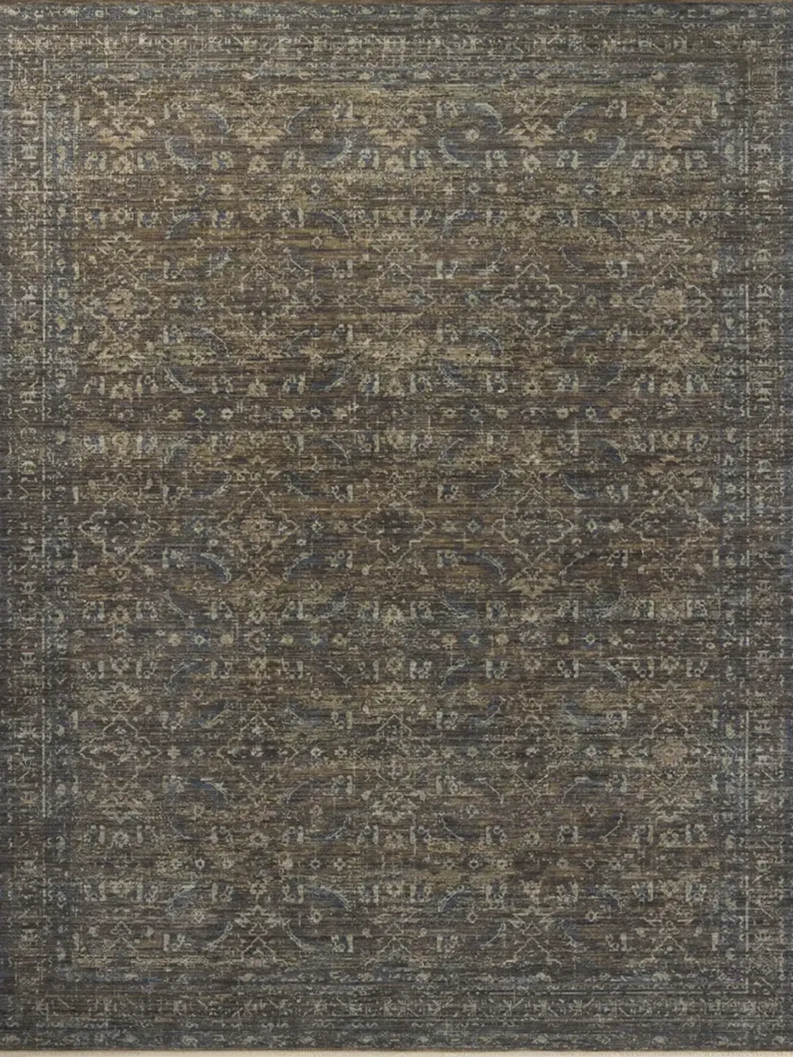 Heritage HER-14 Lagoon / Tobacco 2''5" x 10' Rug by Patent Pending