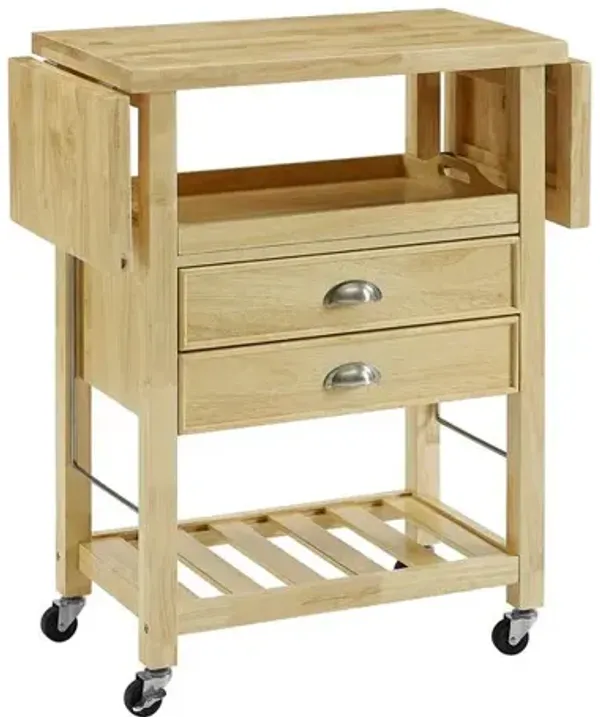 Crosley Furniture Bristol Double Drop Leaf Kitchen Cart