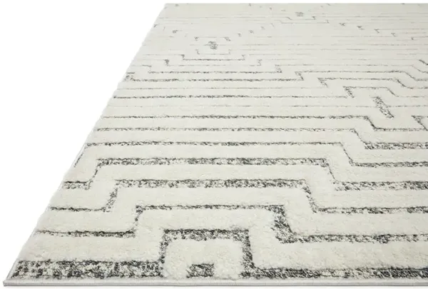 Hagen HAG03 White/Sky 7'10" x 10'10" Rug
