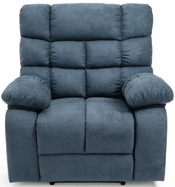 Streamdale Elegant Pillow Tufted Massage Recliner with Remote Control