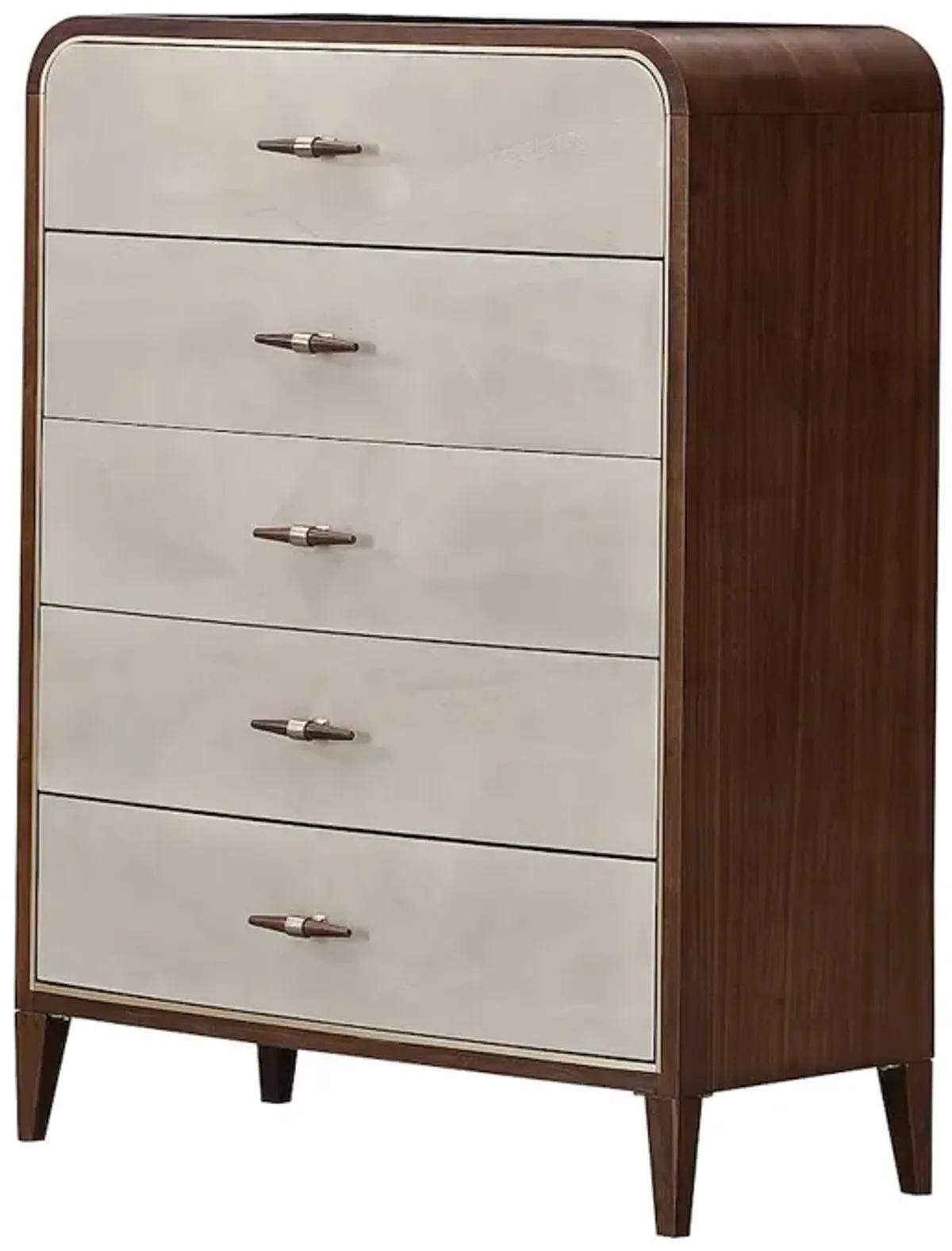Michael Amini Houston 5-Drawer Chest - Walnut