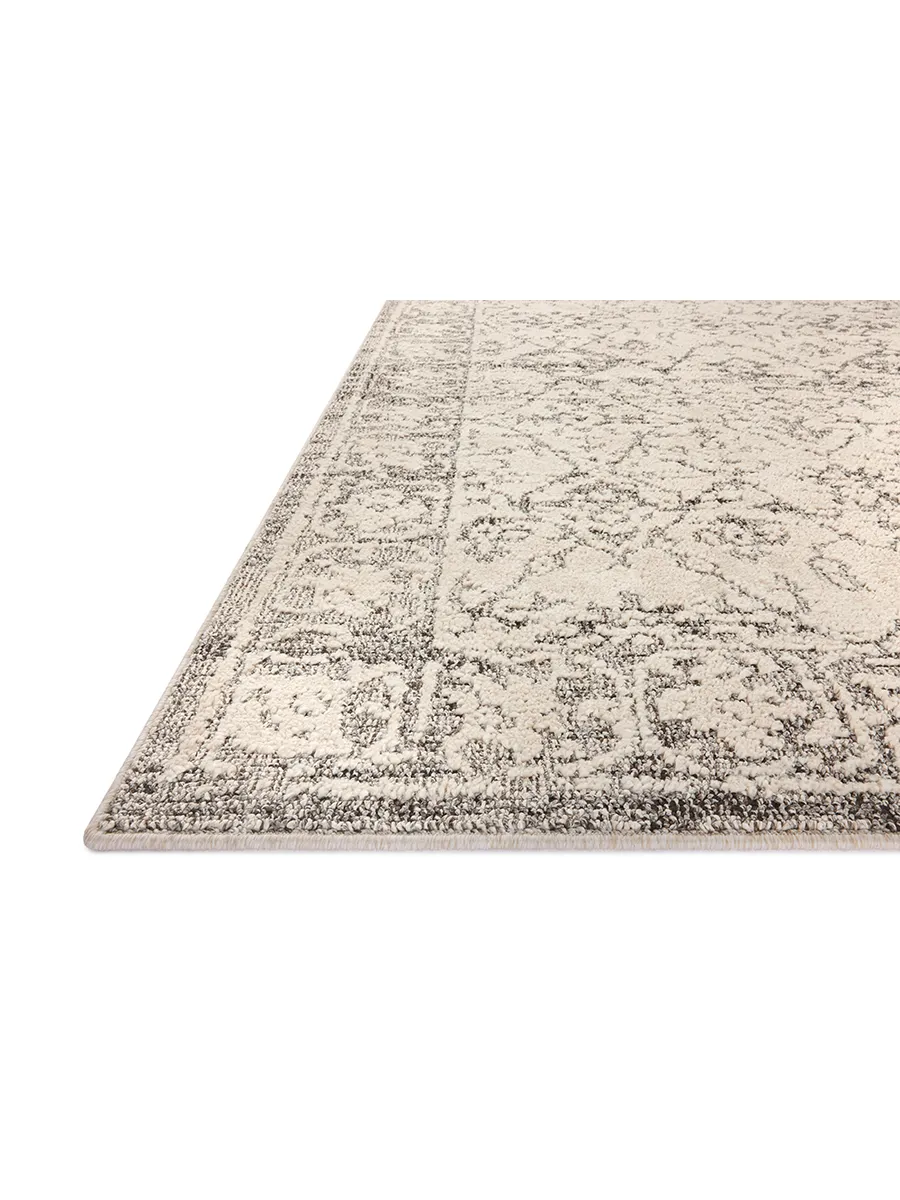 Gigi Ivory/Stone 2'7" x 7'6" Runner Rug by Magnolia Home by Joanna Gaines x Loloi