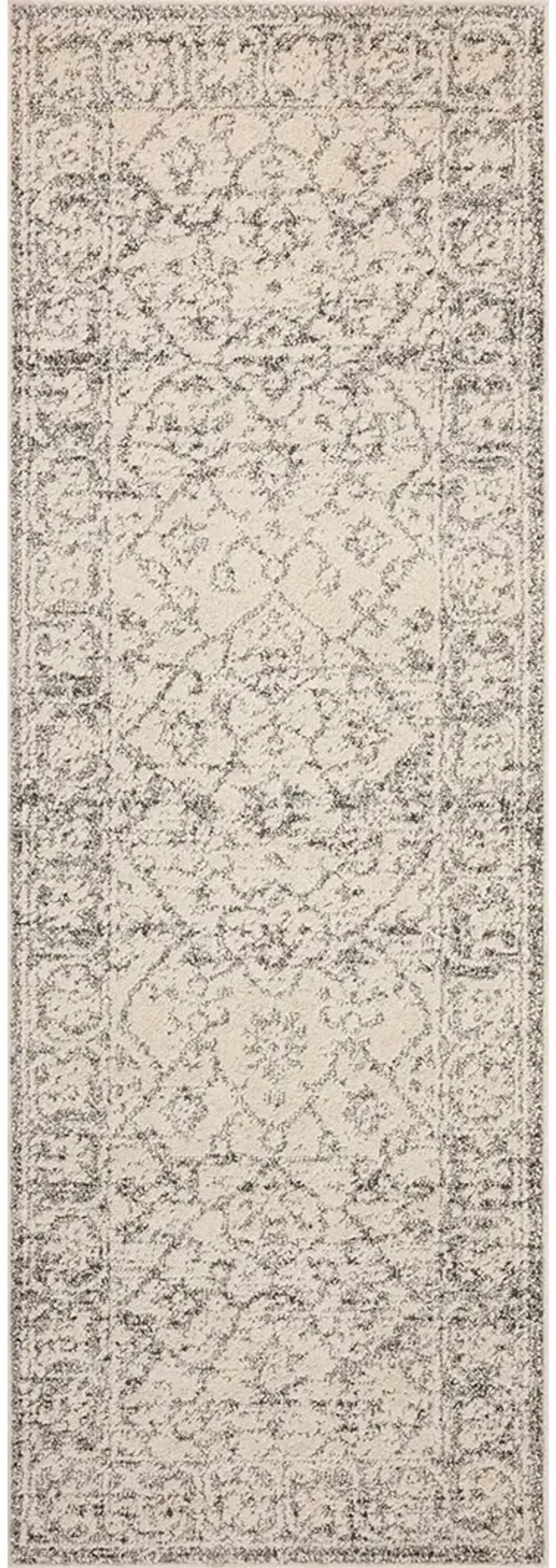 Gigi Ivory/Stone 2'7" x 7'6" Runner Rug by Magnolia Home by Joanna Gaines x Loloi