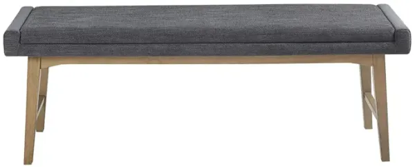 Gracie Mills Arron Mid-Century Upholstered Accent Bench
