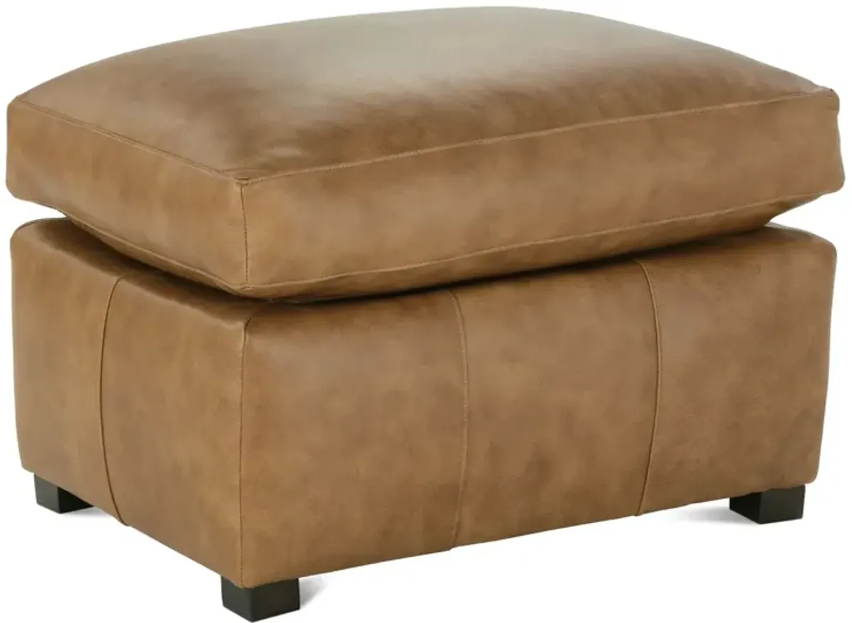 Desmond Leather Ottoman