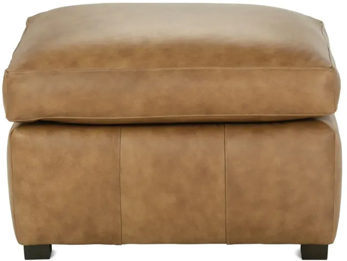 Desmond Leather Ottoman
