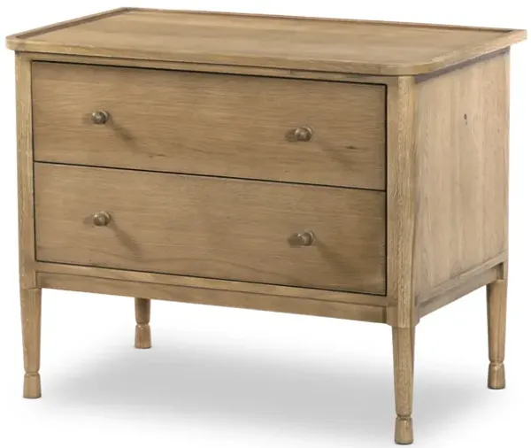 Franny Saddle Brown Nightstand