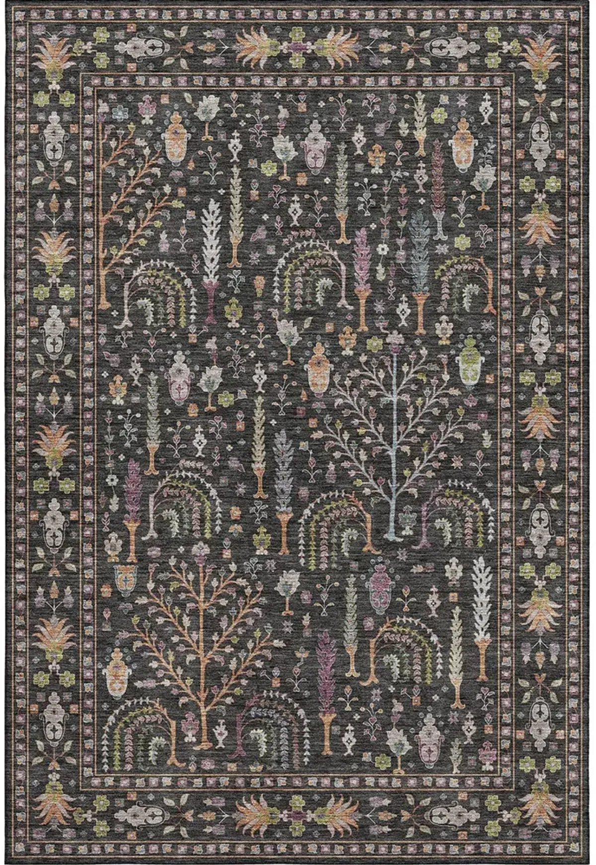 Hatay HY5 Black 8' x 10' Rug