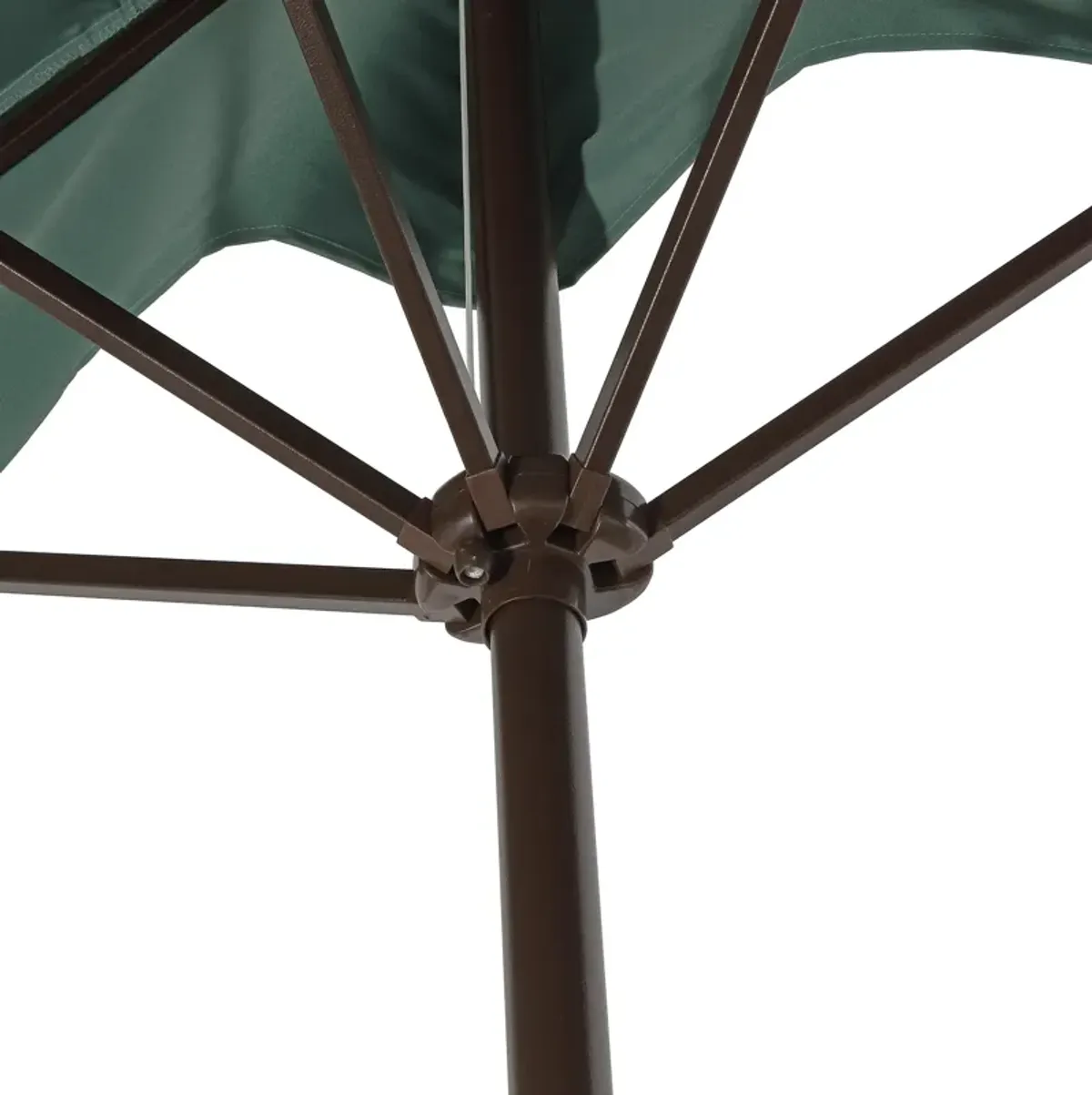 Sidney Classic MidCentury Rectangular Half Market Patio Umbrella with Crank, Wind Vent and UV Protection