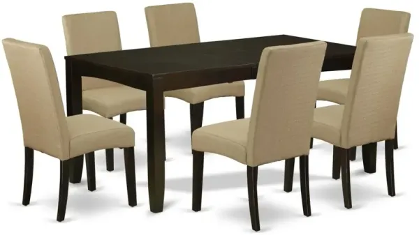 Dining Room Set Cappuccino