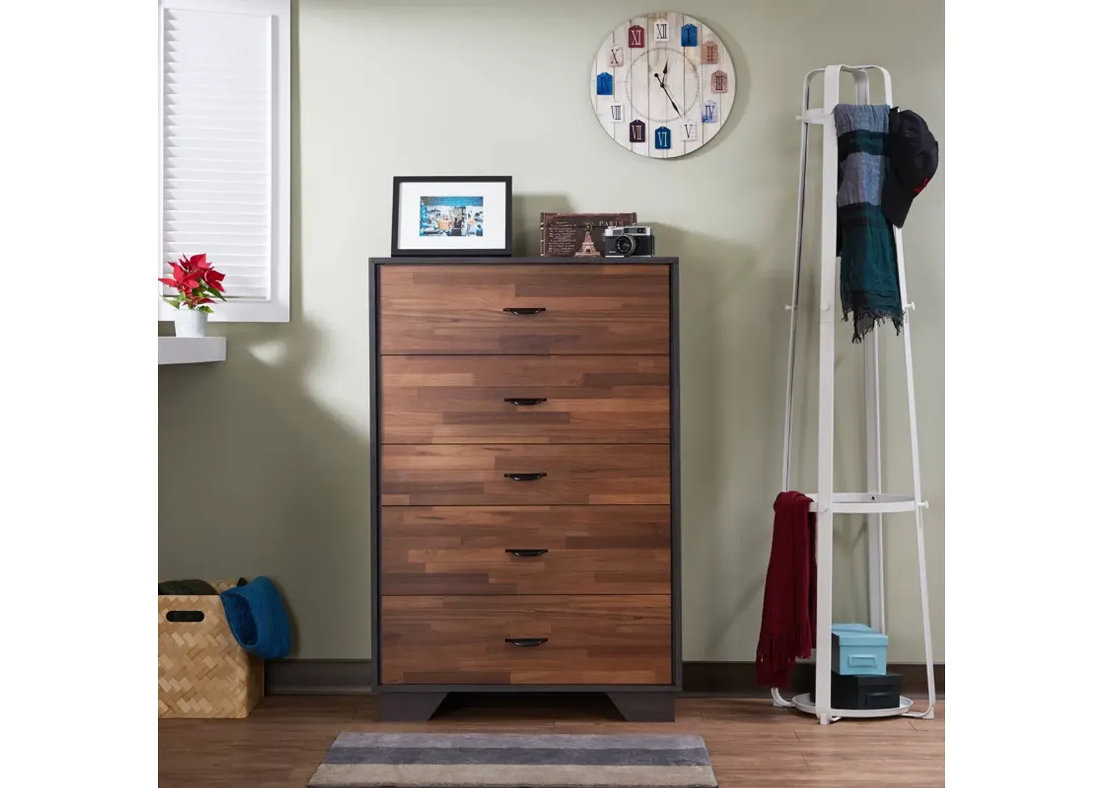 ACME Eloy Chest, Walnut & Espresso