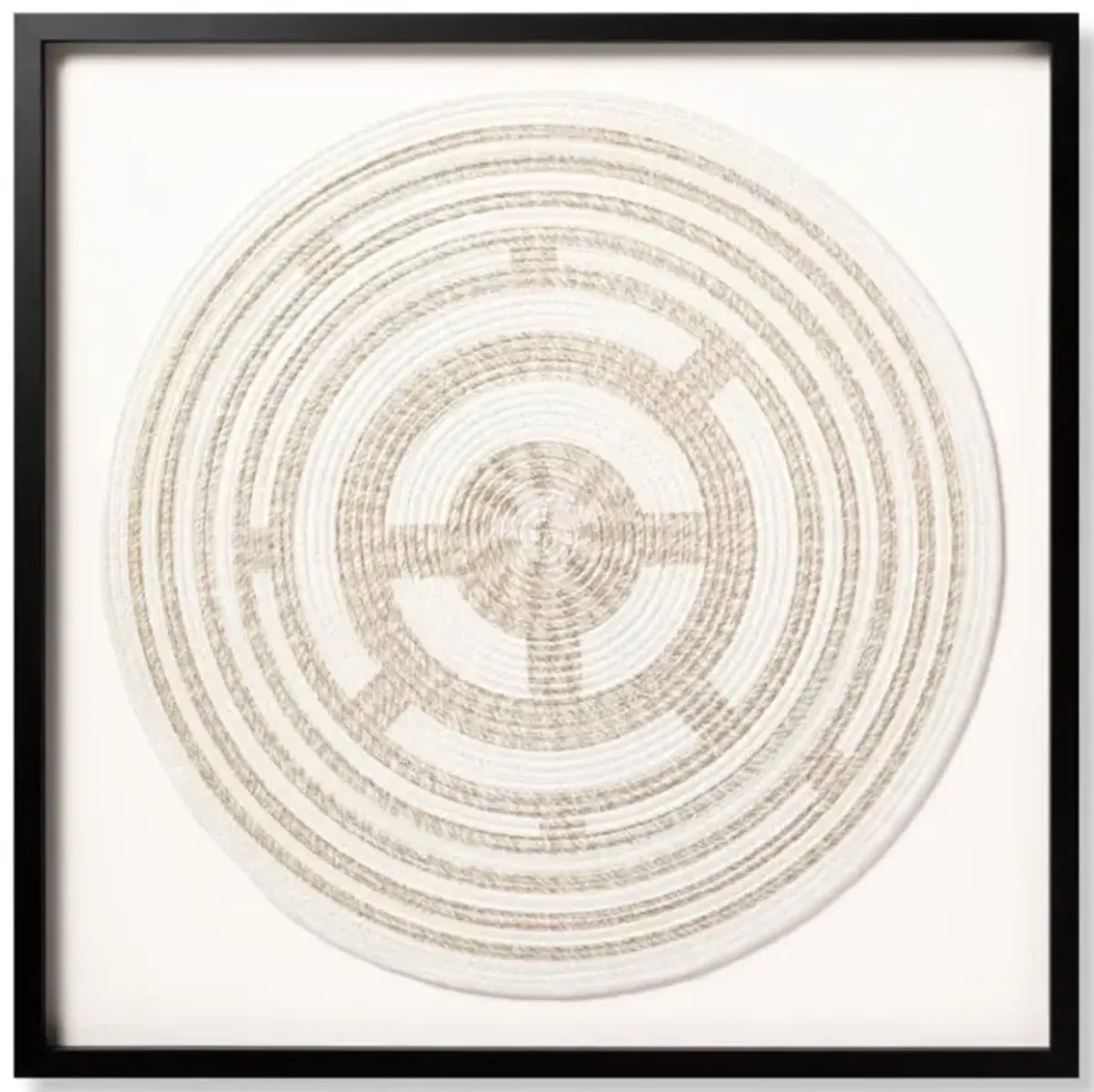 Whirl Pool Ivory Wall Art