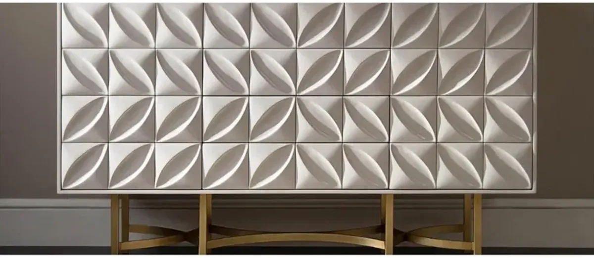 Ghost White Credenza