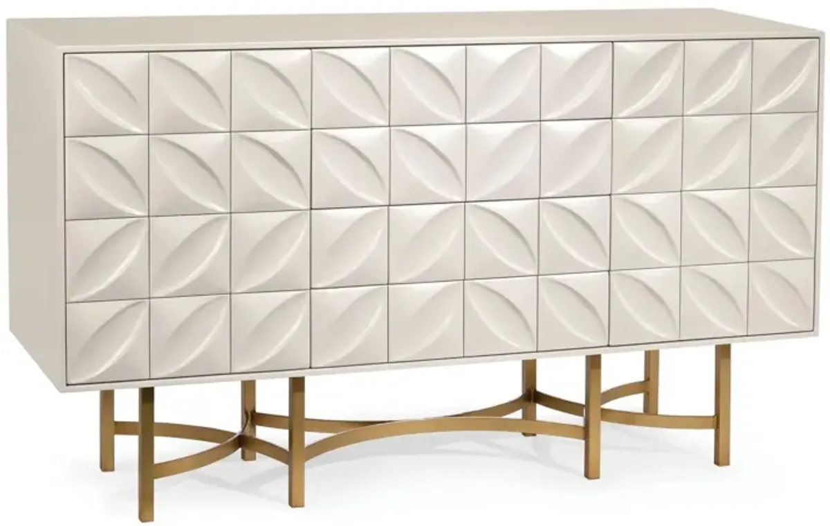 Ghost White Credenza