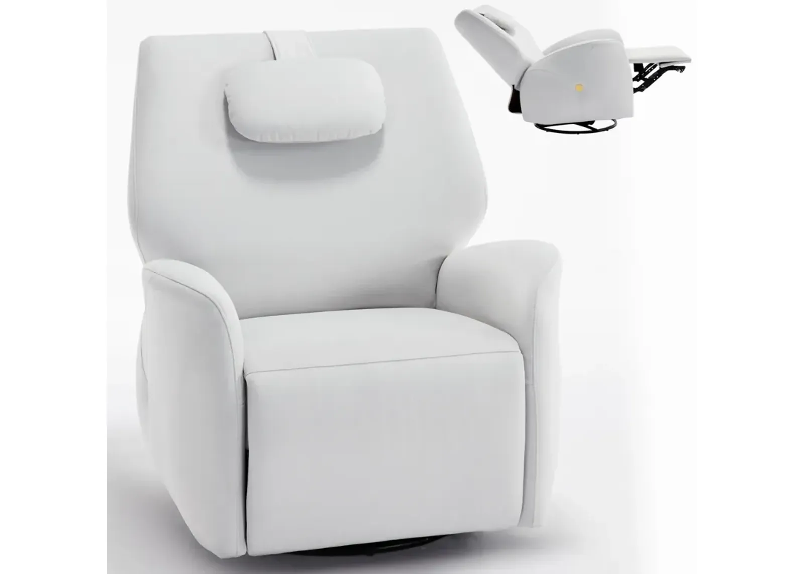 Merax Swivel and Rocker Power Recliner Chair