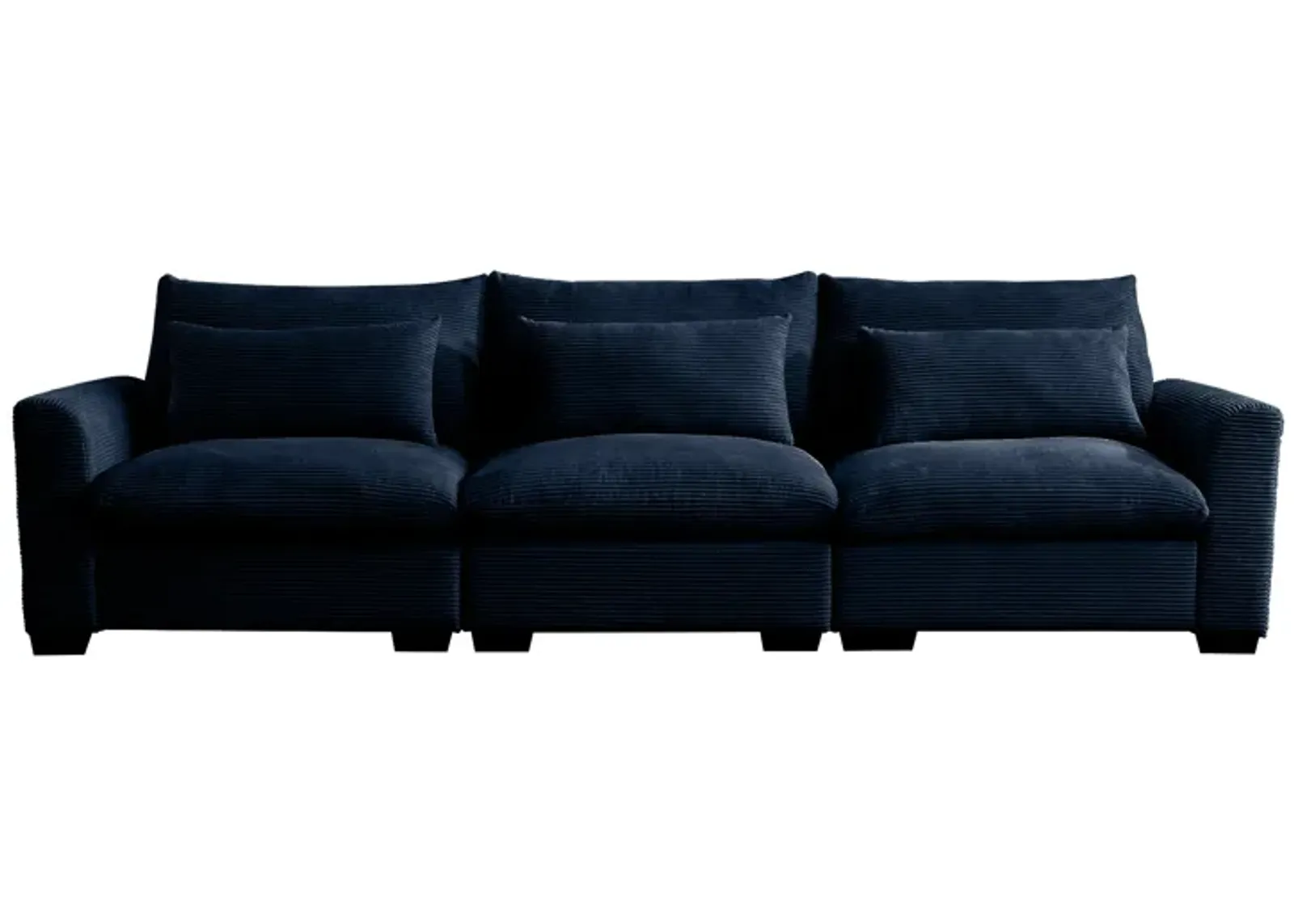 Merax 3 Seater Deep Seat Corduroy Sofa Couch